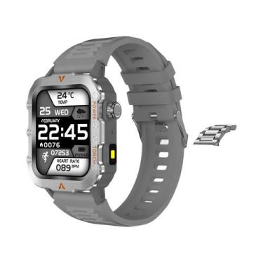 Imagem de Relógio Inteligente Masculino 1.71" Tela Sensível Ao Toque Completa Ch