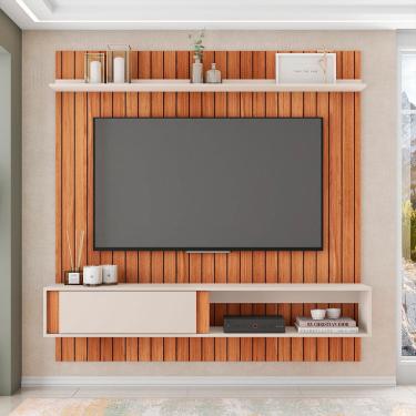 Imagem de Painel Para TV até 65 Polegadas Sena Marrom Caemmun