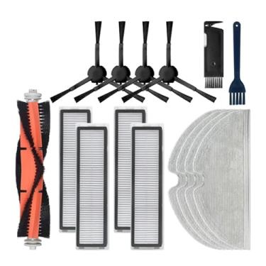 Imagem de Main/Side Brush Mop Cloth Hepa Filter Compatible With XiaoMi Dreame D9 & Bot L10 Pro Trouver Robot LDS Vacuum-Mop Finder Spare Parts(WHITE)