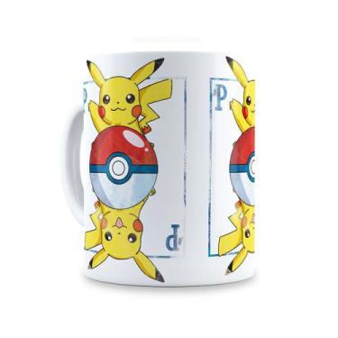 Imagem de Caneca de Ceramica Pokemon Pikachu 001 325 Ml - Pomps Geek