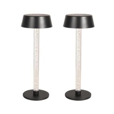 Imagem de Candeeiro de mesa Snotme Cordless, conjunto de 2 bubble Steam com bate