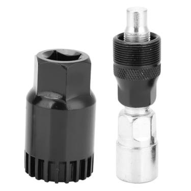 Imagem de Chiffonade Extrator de manivela de bicicleta e kit de ferramentas de remoção de suporte inferior, ferramentas multifuncionais de reparo de bicicleta de aço carbono para manutenção de ciclismo