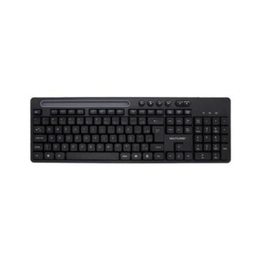 Imagem de Teclado com Fio e Suporte Multilaser TC262 - Preto