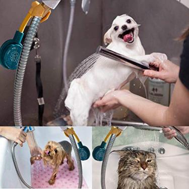 Imagem de Generic Suporte de Chuveiro Com Ventosa, Suporte de Chuveiro de Interface Universal, Ajuste Multidirecional, Capacidade de Rolamento Forte para Banheira (Preto)