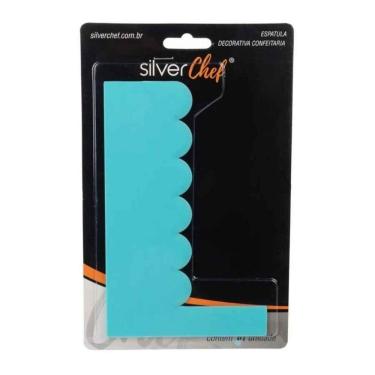 Imagem de Espátula Decorativa Para Confeitaria Ft236 - Silver Chef - Com 1 Unidade