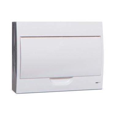 Imagem de Quadro De Distribuição Margirius Qds-12 De Sobrepor Para 12 Polos Branco