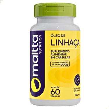 Imagem de Óleo de Linhaça 60 Cápsulas Ômega 3 6 9 Vitamina de Qualidade Natural 