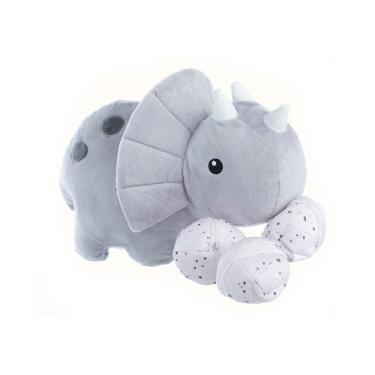 Imagem de Brinquedo de pelúcia com dinossauro de pelúcia 35 cm em algodão e pelúcia