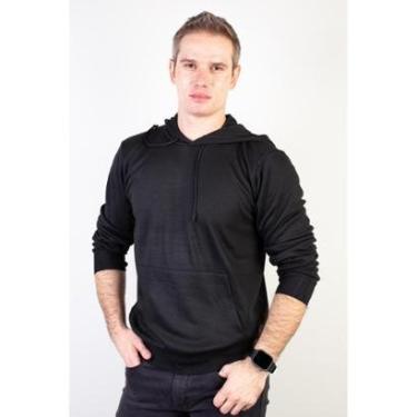 Imagem de Blusa masculina moletinho com capuz 90153-Masculino