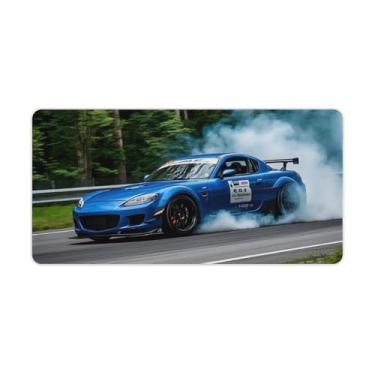 Imagem de HouLaiZhe JDM Tapetes de mouse para jogos grandes Speed ​​rx8 JDM Tapete de mesa de modificação de carro Base de borracha antiderrapante Acessórios de computador laptop suprimentos bloco de escrita