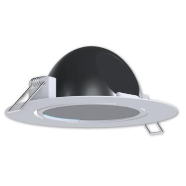 Imagem de Suporte de Teto Embutido para Alexa Pop | Design Redondo e Discreto em Branco | Instalação Fácil | Compatível com Alexa Pop – Casa Inteligente