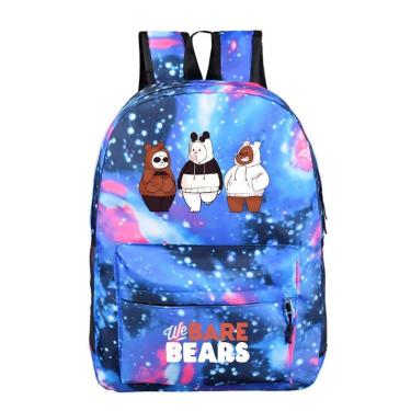 Imagem de Mochila escolar de anime We Bare Bears para crianças