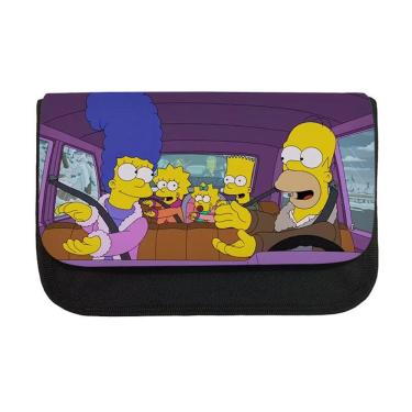 Imagem de Estojo de lápis Simpsons Cartoon Anime de grande capacidade