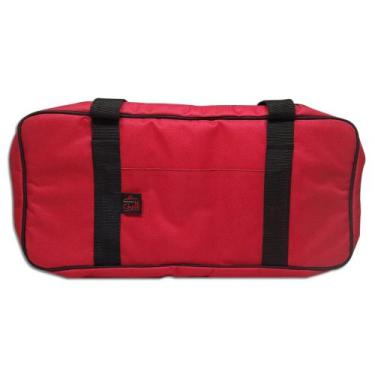Imagem de Pasta Cordura Nylon Vermelha com Friso Preto 16 Compartimentos - P. Ch