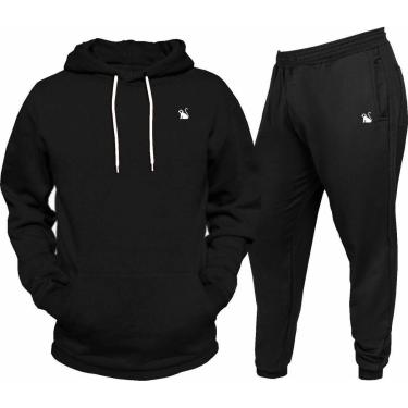 Imagem de Conjunto de Moletom Flanelado Blusa E Calça Abrigo Inverno Opice-Masculino