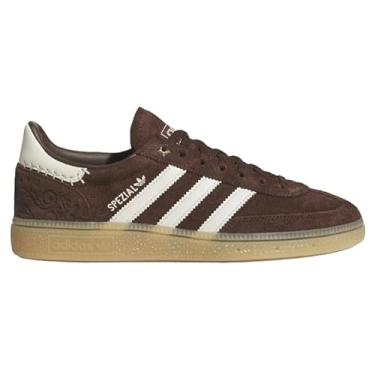 Imagem de adidas Originals Andebol Spezial Unissex, Marrom escuro e branco, 9.5 Women/8.5 Men