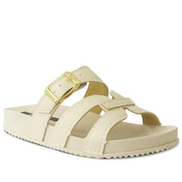 Imagem de Sandália Infantil Menina 28ao37 Papete Moda Feminina 04.106j (Off White, BR, Criança de 4 a 8 anos, Numérico, 28)