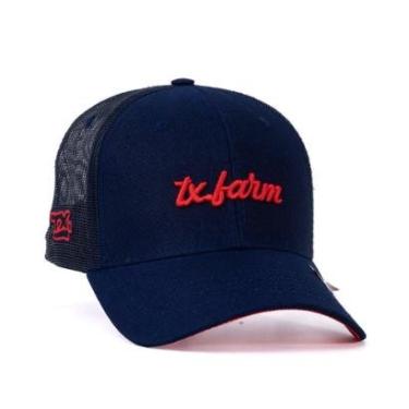 Imagem de BONÉ TEXAS FARM - TF808 - AZUL MARINHO/ LARANJA Único-Unissex