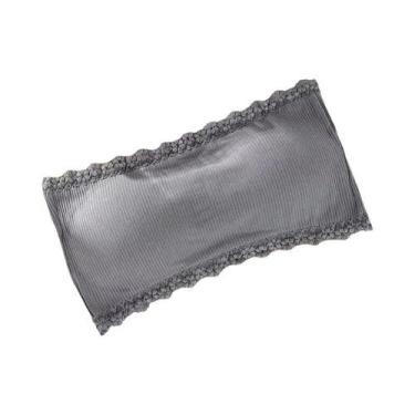 Imagem de Sutiã Sem Alças Com Costas De Renda Para Mulheres, Sem Costura, Respir