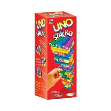 Imagem de Jogo De Tabuleiro Stacko UNO Para Entretenimento Familiar, Brinquedo E
