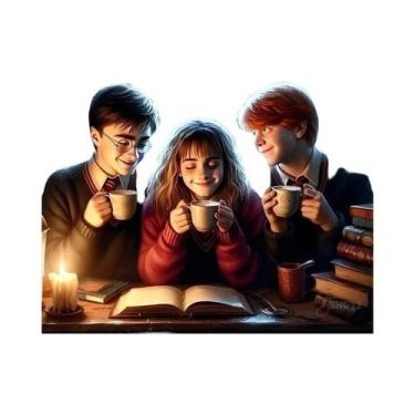 Imagem de Kit De Pintura Em Diamante 5D DIY Harry Potter Hogwarts, Arte De Borda