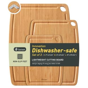Imagem de Tábua de cortar madeira, tábua de corte dupla face, tábua de servir, cozinha, essencial, casa, aquecimento, anfitriã, presente bandeja de servir para Natal, casamento, aniversário, baunilha