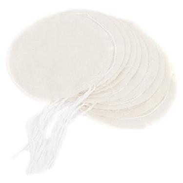 Imagem de Ainoli 10 peças filtro de café de pano de sifão de nylon de qualidade alimentar filtro de tecido redondo para gotejador de café
