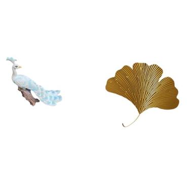 Imagem de Whtkoph Escultura de árvore Ginkgo, Ornamento Decorativo para Jardim, Artesanato Abstrato, Figura de Parede, Estátua para Casa, Sala de Estar, Escritório, Etc