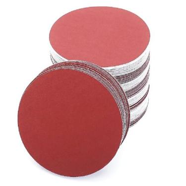 Imagem de 50 X Lixas Disco Grão Liso 125mm 5 Pol. Lixadeira Politriz KaQi, 3000,