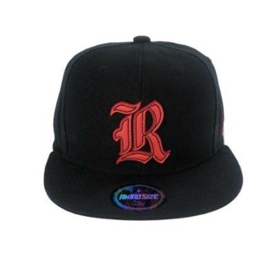 Imagem de Boné Rhino Size Los Rhino Wave1 Preto e vermelho-Masculino