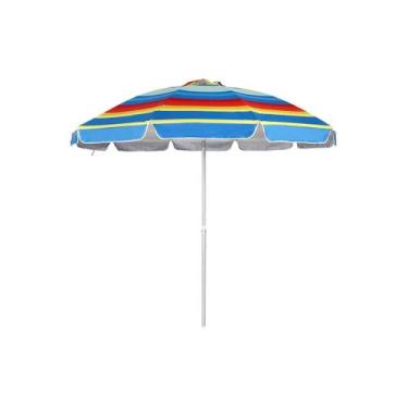 Imagem de Guarda-sol Articulado Rainbow 2,60MT em Alumínio Poliester Estampas So