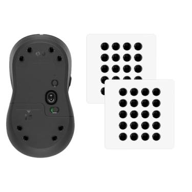 Imagem de AOZOOSA Superfície de substituição universal para mouse pad - Precisão ultra suave para mouses para jogos, base antiderrapante de fácil instalação, controle durável para trabalho de escritório (preto)