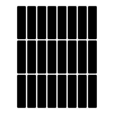 Imagem de Pacote combo de 52 unidades | Tiras pretas Match Striker | Strickers Stryker de substituição de vários tamanhos para fósforos de segurança | Adesivo destacável e cole