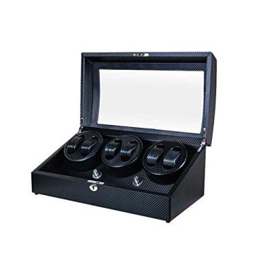 Imagem de HHHJQFAAT Enrolador automático de relógio, caixa de relógios mecânicos 6 + 7, motor silencioso - 5 modos de rotação