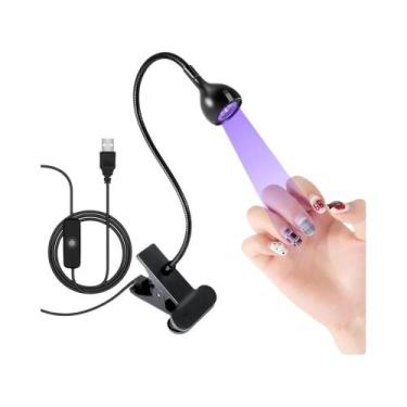 Imagem de Lâmpada UV LED Portátil USB Para Secagem De Esmalte Em Gel, Luz De Mes