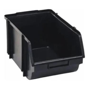 Imagem de Gaveta Plastica Nº5 Empilhavel Preta 42003 Presto - Meu Conforto LL