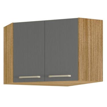 Imagem de Armário Suspenso De Canto 2 Portas Tulsa Freijó Gris