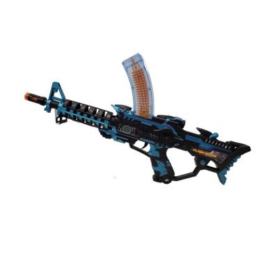 Imagem de Brinquedo Metralhadora Plástico Md10256 Luz E Som - Jmd Toys