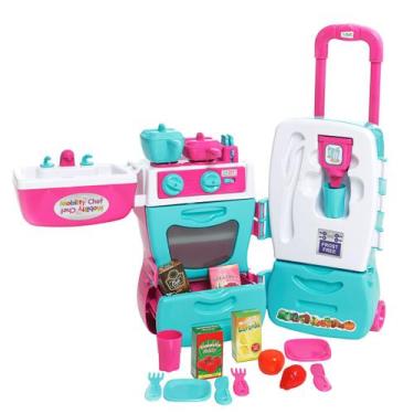 Imagem de Mobility Calesita Cozinha Infantil Carrinho Fogão Forno - Tateti Brinq