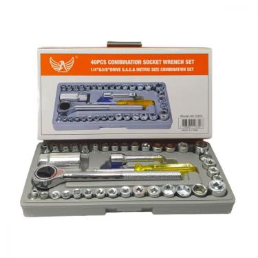 Imagem de Kit 40pcs Chave de Boca Catraca Altomex AK-5303