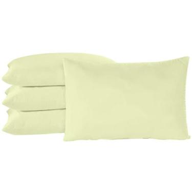 Imagem de Conjunto De Fronhas 100% Algodão 200 Fios 2 Peças Palha - Thais Enxova