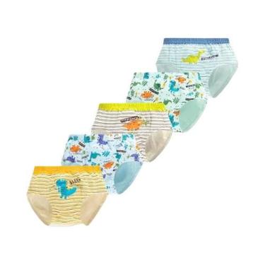 Imagem de Conjunto De Roupa Íntima Para Meninos Com 5 Peças, Cuecas De Algodão R