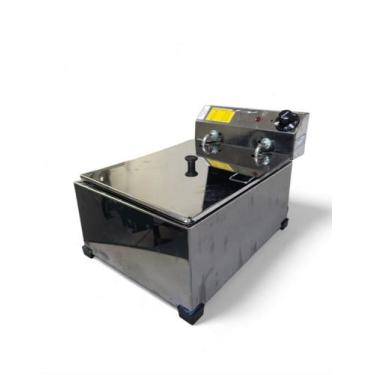 Imagem de Fritadeira Elétrica Industrial A Óleo 5lt Com Tampa Voltagem:110VCor:C