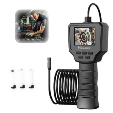 Imagem de Endoscópio Sonda 1m Câmera HD IP67 Inspeção Diagnóstico Automotivo Ar 