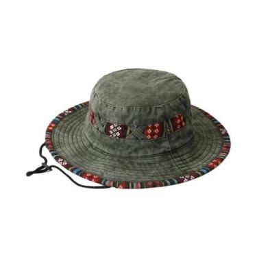 Imagem de Chapéu Balde para Verão - Proteção Solar para Camping, Pesca e Hiking 