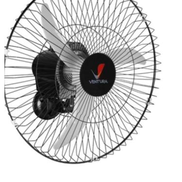 Imagem de Ventilador Oscilante de Parede Ventura 60cm 150 W Bivolt Preto - VENTI