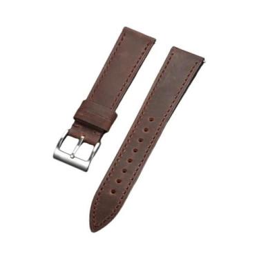 Imagem de Pulseira De Couro Macio Unissex Para Smartwatch 18mm-24mm, Pulseiras D