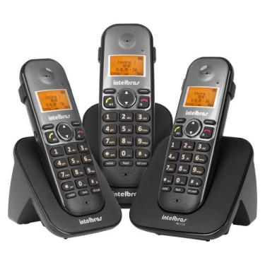 Imagem de Telefone sem fio intelbras ts5123 preto