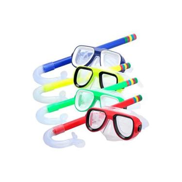 Imagem de Kit Mergulho Infantil Máscara Snorkel Piscina Praia Verão - shop mix