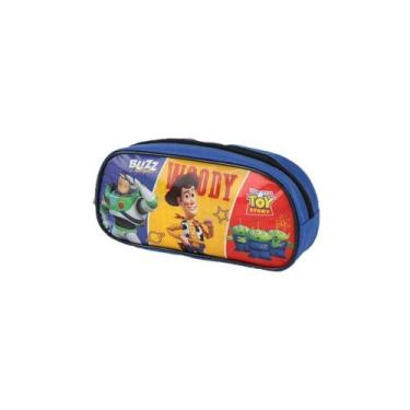 Imagem de Estojo Escolar Toy Story Disney Infantil Com Zíper - - LUXCEL, Preto
